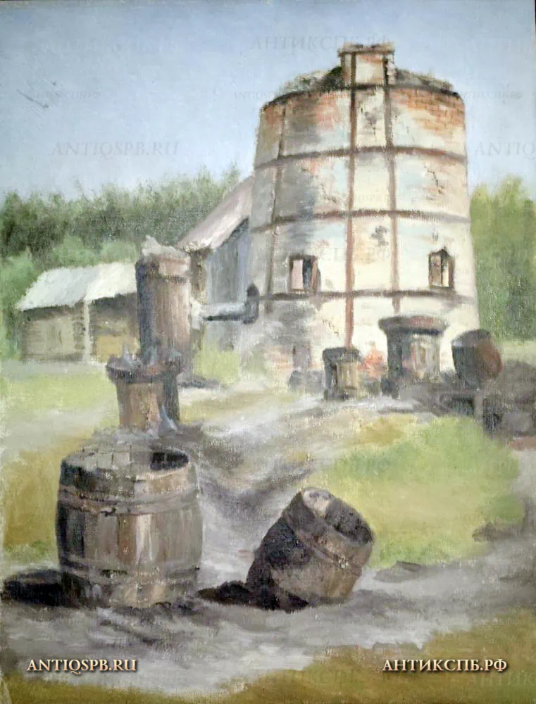 Картина "Водонапорная башня". №17340.11